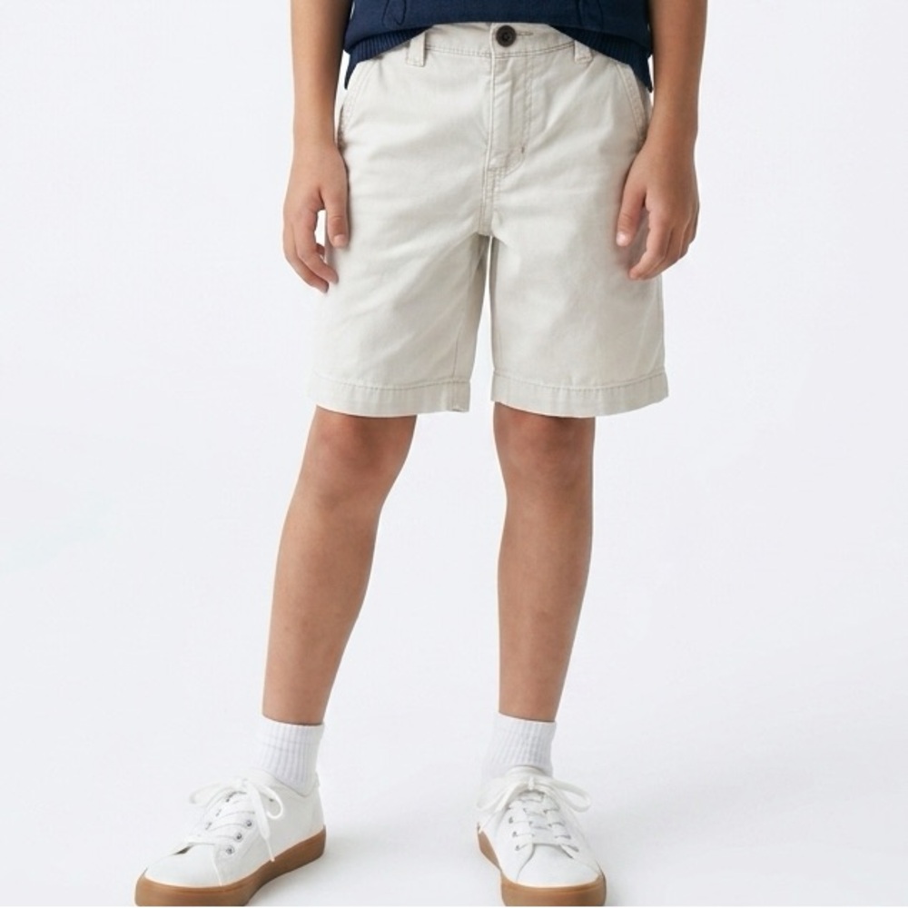 Abercrombie & Fitch Cream Knee-Length Shorts